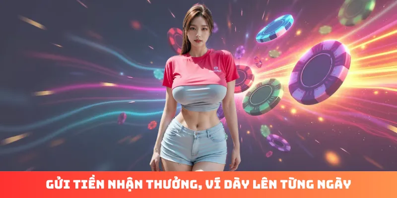 Gửi tiền nhận thưởng, ví dày lên từng ngày
